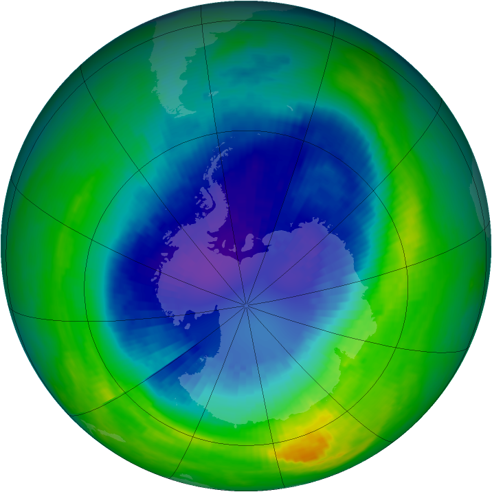 Ozone Map 2002-09-12